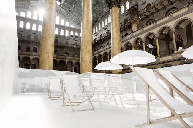 Alex Mustonen and Daniel Arsham of Snarkitecture.
