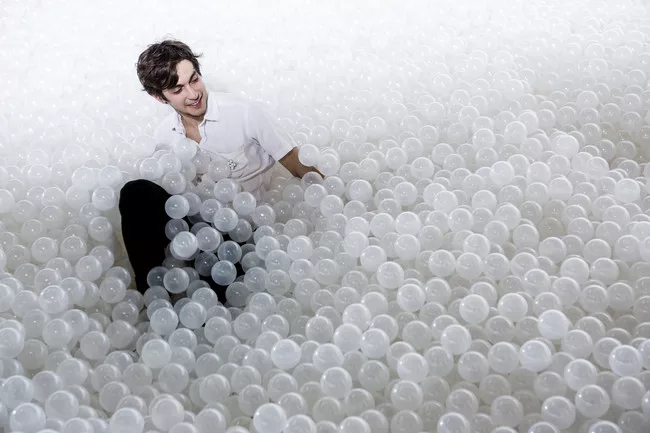Alex Mustonen and Daniel Arsham of Snarkitecture.