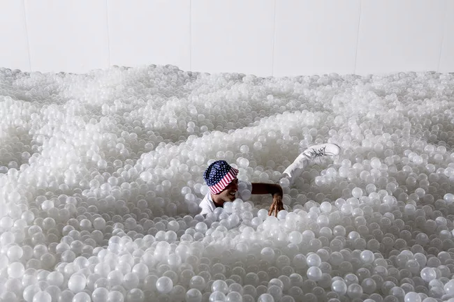 Alex Mustonen and Daniel Arsham of Snarkitecture.