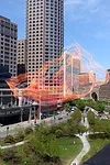 Janet Echelman Unveils Installation in Boston