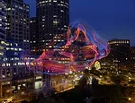 Janet Echelman Unveils Installation in Boston