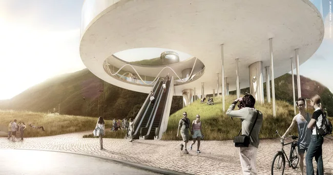 Snøhetta's Winning Design for an Italian Mountain Funicular
