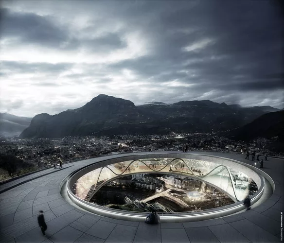 Snøhetta's Winning Design for an Italian Mountain Funicular