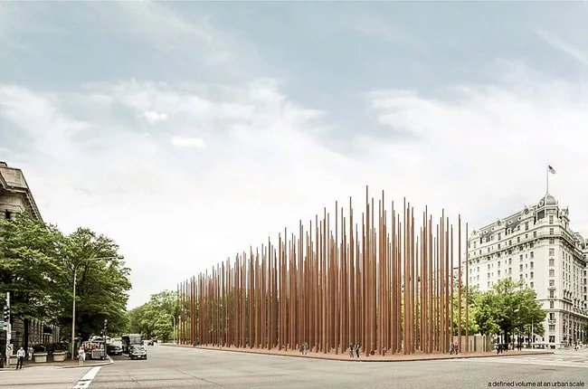 A design proposal called Remembrance and Reflection.