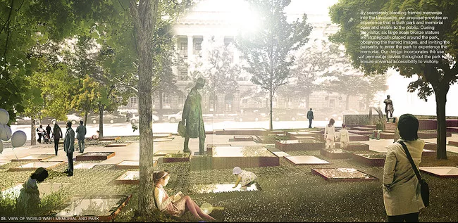 Finalists Designs Announced for World War I Memorial