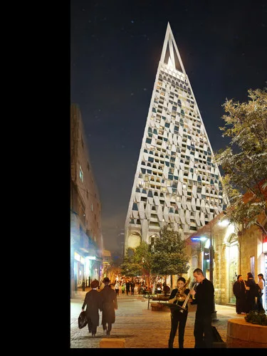 Excavation Begins on Libeskind's Pyramid Tower