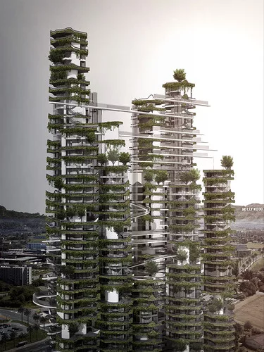 A high-rise design by Ma Yansong's MAD Architects.