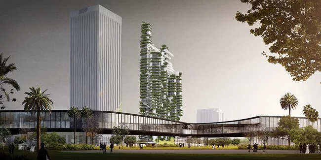 A high-rise design by Ma Yansong's MAD Architects.
