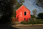 Artist and architect Amanda Williams has painted abandoned structures in bold colors to highlight their dereliction.
