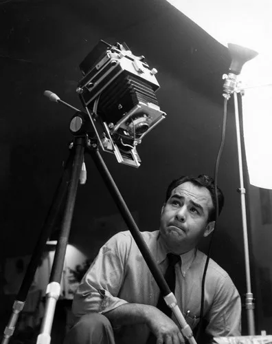 Photographer Pedro E. Guerrero on assignment circa 1950s.<div id='_mcePaste'>