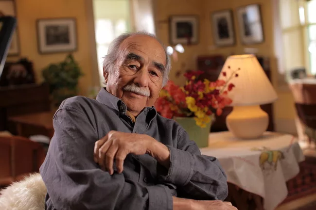 Pedro E. Guerrero in his home office in Florence, Arizona.