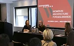 A morning symposium, titled Designing Women: Getting Ahead in Large firms, was moderated by RECORD editor-in-chief Cathleen McGuigan.<div id='_mcePaste'>﻿﻿