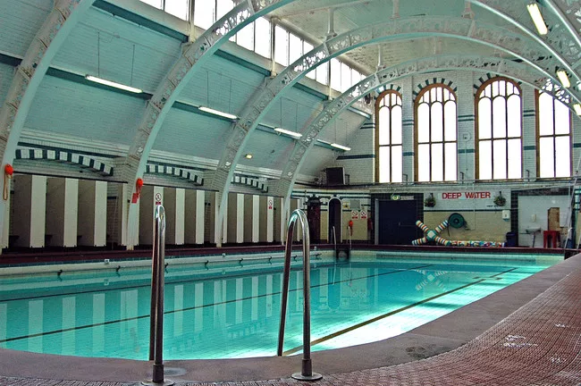 The Moseley Road Baths in England.