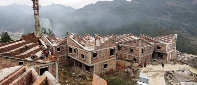 RUF is reconstructing the Jintai Village following an earthquake and, later, a devastating landslide.