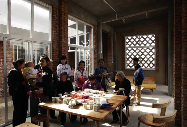 The Shijia prototype house serves as a women's shelter.