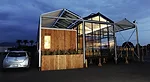 The second-place winner was the University at Buffalo of The State University of New York, with its GRoW Home, an exposed steel-framed structure, featuring a solarium and greenhouse designed for harve