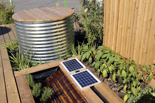 The fourth-place NexusHaus, a collaboration between the University of Texas at Austin and Germany’s Technische Universität München, that included an aquaponic system.