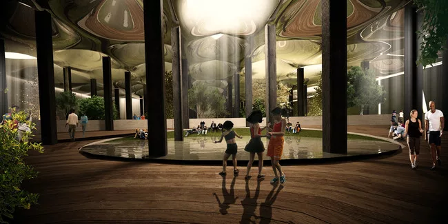 Rendering of the completed Lowline.