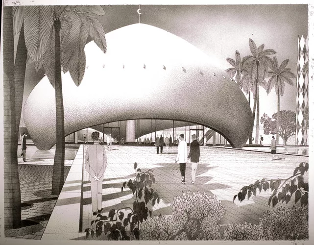 A design for the University of Baghdad inspired a young Zaha Hadid.