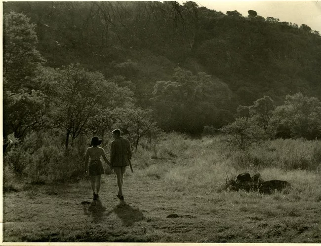 Denise and Robert Scott Brown in South Africa.