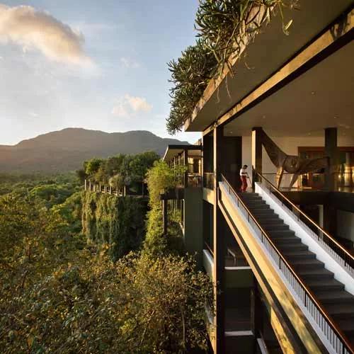 <strong>Runner-Up:</strong> Sense of Place<br /><strong>Photographer:</strong> Tom Roe<br /><strong>Building:</strong> Kandalama Hotel, Dambulla, Sri Lanka<br /><strong>Architect:</strong> Geoffrey Ba