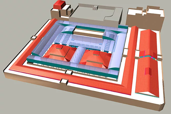 An urban revitalization effort that restored public spaces and landmark buildings.