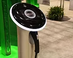 GE's new WattStation, which resembles an iPod, is designed to make charging up electric cars a pleasant experience.