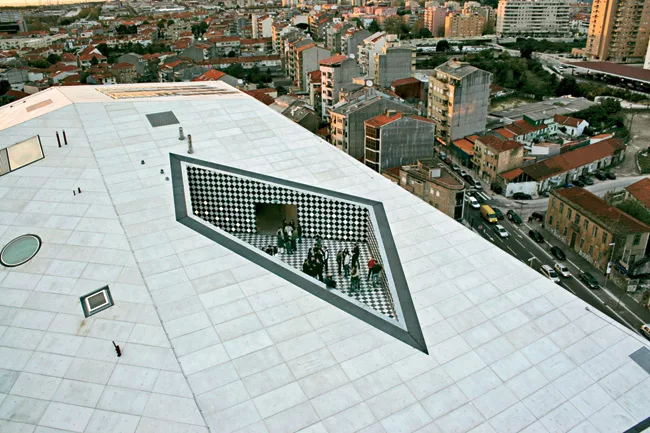 One of OMA’s many projects scattered around the globe, the Casa de Música opened in Porto, Portugal, in 2005.