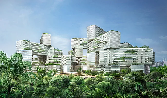 The Interlace, a 1,040-unit residential complex.