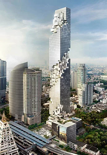 MahaNakhon, a 1,017-foot-tall mixed-use tower.