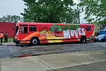 The Fresh Moves project converted buses into mobile produce marts.