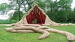 Bittertang, the brainchild of Antonio Torres and Michael Loverich, smothered the interior of a Michael Bastian store with beeswax and draped an outdoor amphitheater with hay sausages.