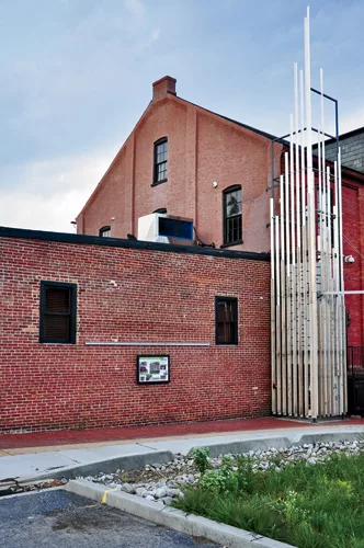 In 2013, Austin+Mergold won a competition to transform a 700-gallon storm water retention cistern at a brewery in Lancaster, Pennsylvania into a public artwork. 'The Lancaster Bundle,' as it is called