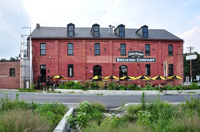In 2013, Austin+Mergold won a competition to transform a 700-gallon storm water retention cistern at a brewery in Lancaster, Pennsylvania into a public artwork. 'The Lancaster Bundle,' as it is called
