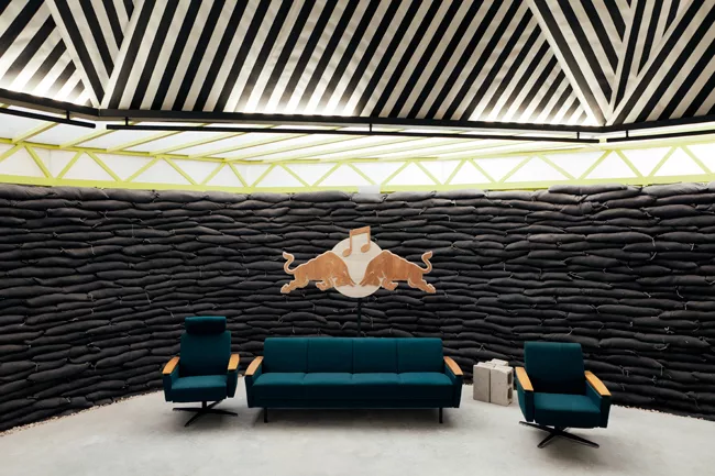 Langarita-Navarro's Red Bull Music Academy consists of studios in an old slaughterhouse.