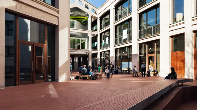 The Medialab-Prado houses start-ups in a former sawmill in Madrid.