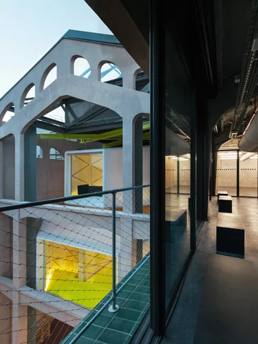 The Medialab-Prado houses start-ups in a former sawmill in Madrid.