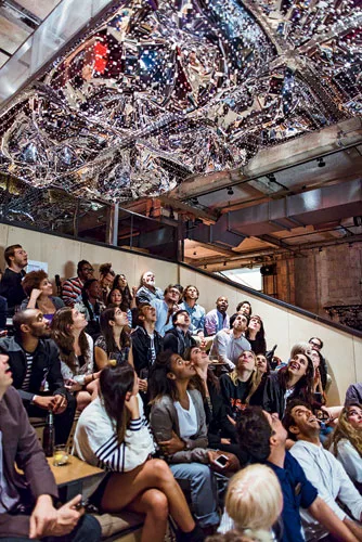 Last year, they designed Ancient Chaos, a sound-activated canopy for Sonos.