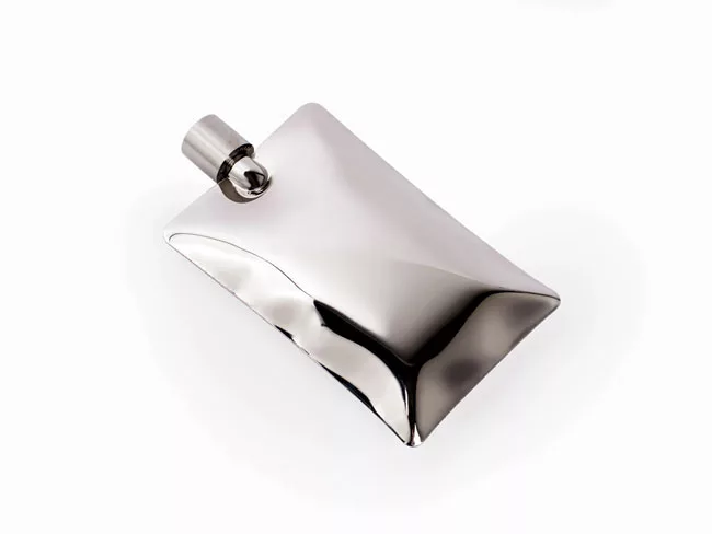 Stainless-steel hip flask