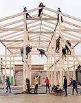 Assemble is a London-based architecture collective that originated from the University of Cambridge's undergraduate architecture program, though it counts artists and philosophers among its staff.