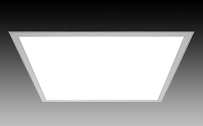 A recessed LED panel with a slim frame, Focal Point's Telios fixture integrates seamlessly into, and flush with, typical grid ceilings. Four different light outputs—from 2,309 to 3,945 lumens