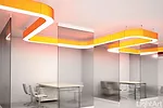 From sinuous paths and interlocking rings to geometric grids and honeycombs, designers and architects can create extensive light installations using the LA2 Connected LED system, launched by 3form com