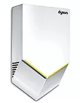 The sculptural Dyson Airblade V hand dryer isn't just a pretty face but a workhorse that dries in  12 seconds. The sensor-activated unit emits two directional sheets of 420mph air, scraping water  off