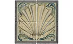 Hand-painted pattern tiles within the Hearst Collection.
