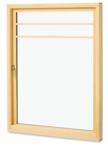 Marvin has devised a new option for its window sticking–the interior edge detail where glass meets wood. A new interior profile option offers a squared-off transition that creates clean sigh