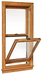 The Signature Series of aluminum-clad wooden windows and patio doors is a midpriced collection including casement, awning, picture, double-hung, and other options. The double-hungs are amo