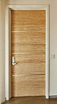 GreenLeaf bamboo doors are made to order by master craftsmen using independently certified green materials. Standard offerings include flush, stile-and-rail, and French styles; custom options 