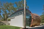 Fung likes to call the east facade with its double-curved metal panels and its sex appeal the building's 'Jayne Mansfield moment.'