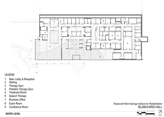 Blanchard Hall Outpatient Center: Roosevelt Warm Springs Institute for Rehabilitation