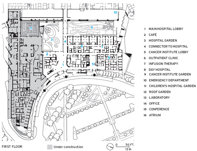 Hershey Cancer Institute 5 First Floor Plan 